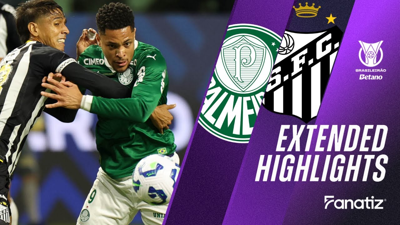 Palmeiras Defeats Santos 2-0 | Brasileirão 2025 ⚽