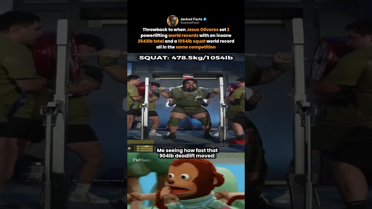 Jesus Olivares Sets 2 Powerlifting World Records 💪