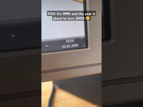 POV: It's 1999, and the year is about to turn 2000 #nostalgia #90s #oldbutgold