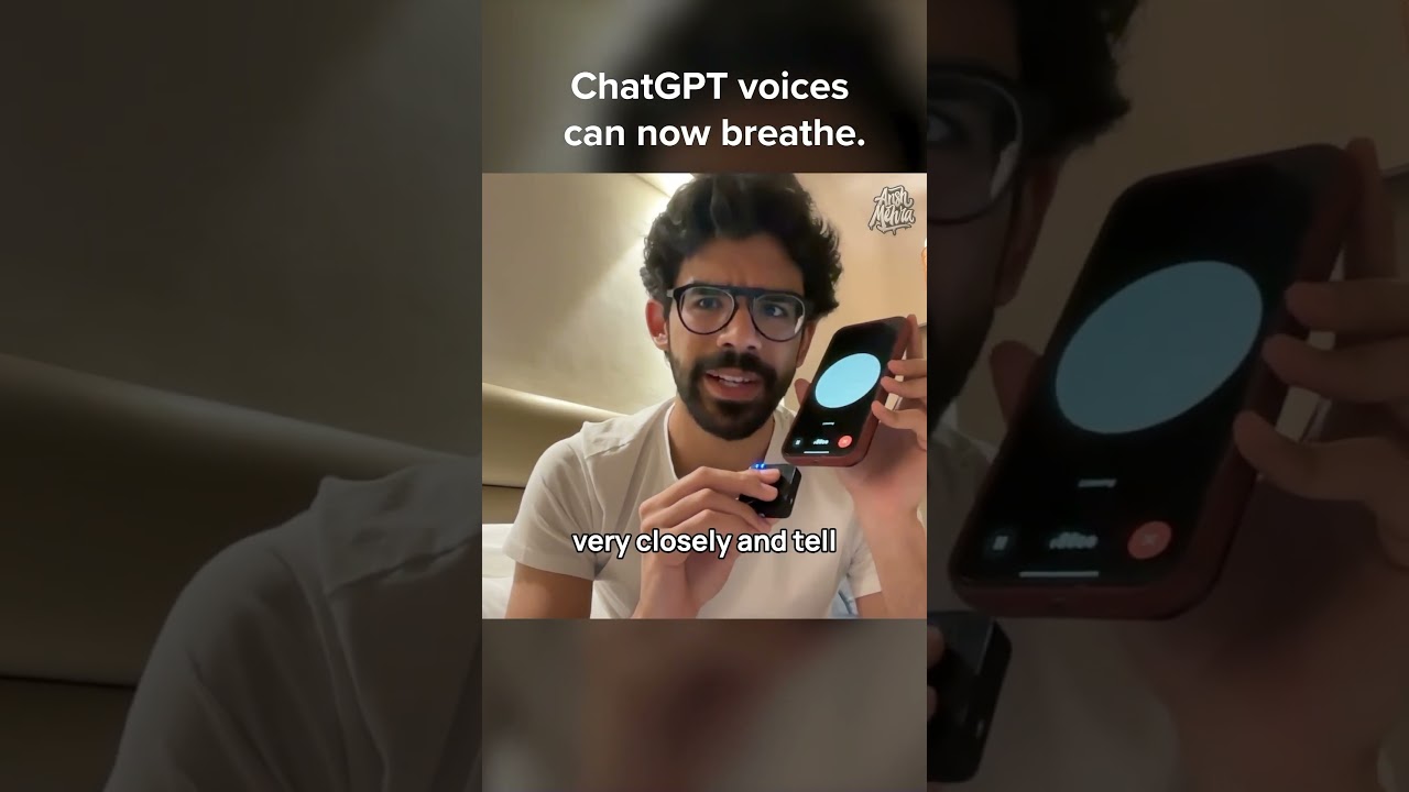 ChatGPT Voices Now Breathe with Realistic AI on Phone 🌬️