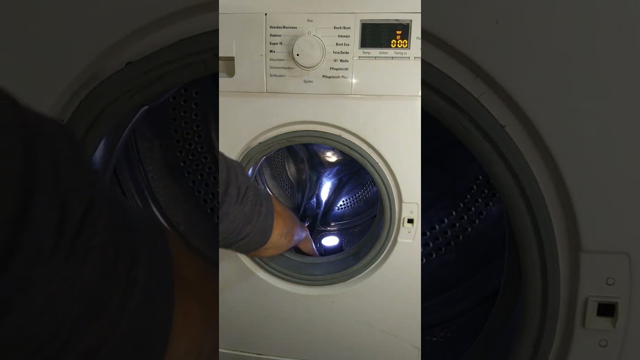 Fast Hand Rotation of Washing Machine at 260 rpm 🌀