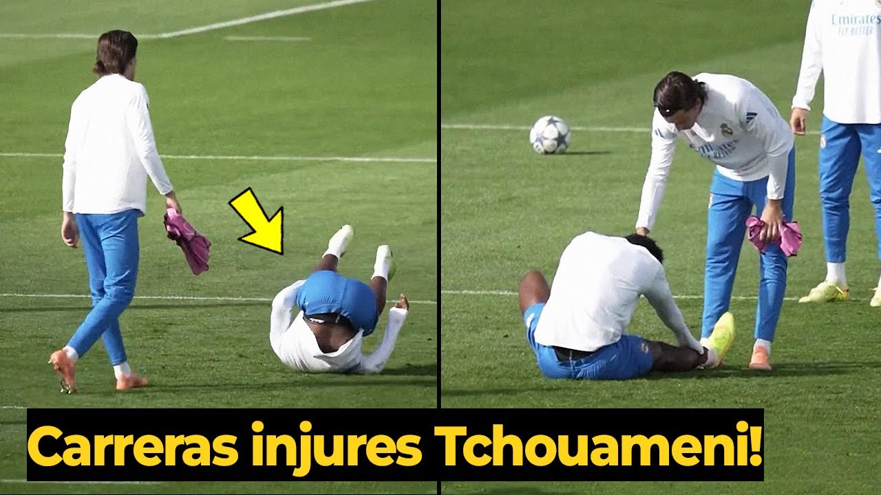 Alvaro Carreras apologized to Tchouaméni after injuring him in training before the Juventus clash