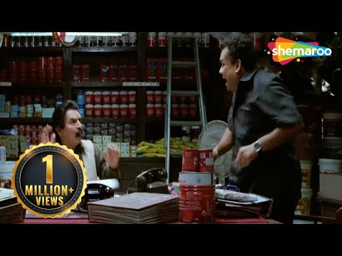 भाड़ में जाए तेरा पैसा, भाड़ मे जाए नौकरी, भाड़ में जाए तू | Khatta Meetha | Asrani Comedy Scenes