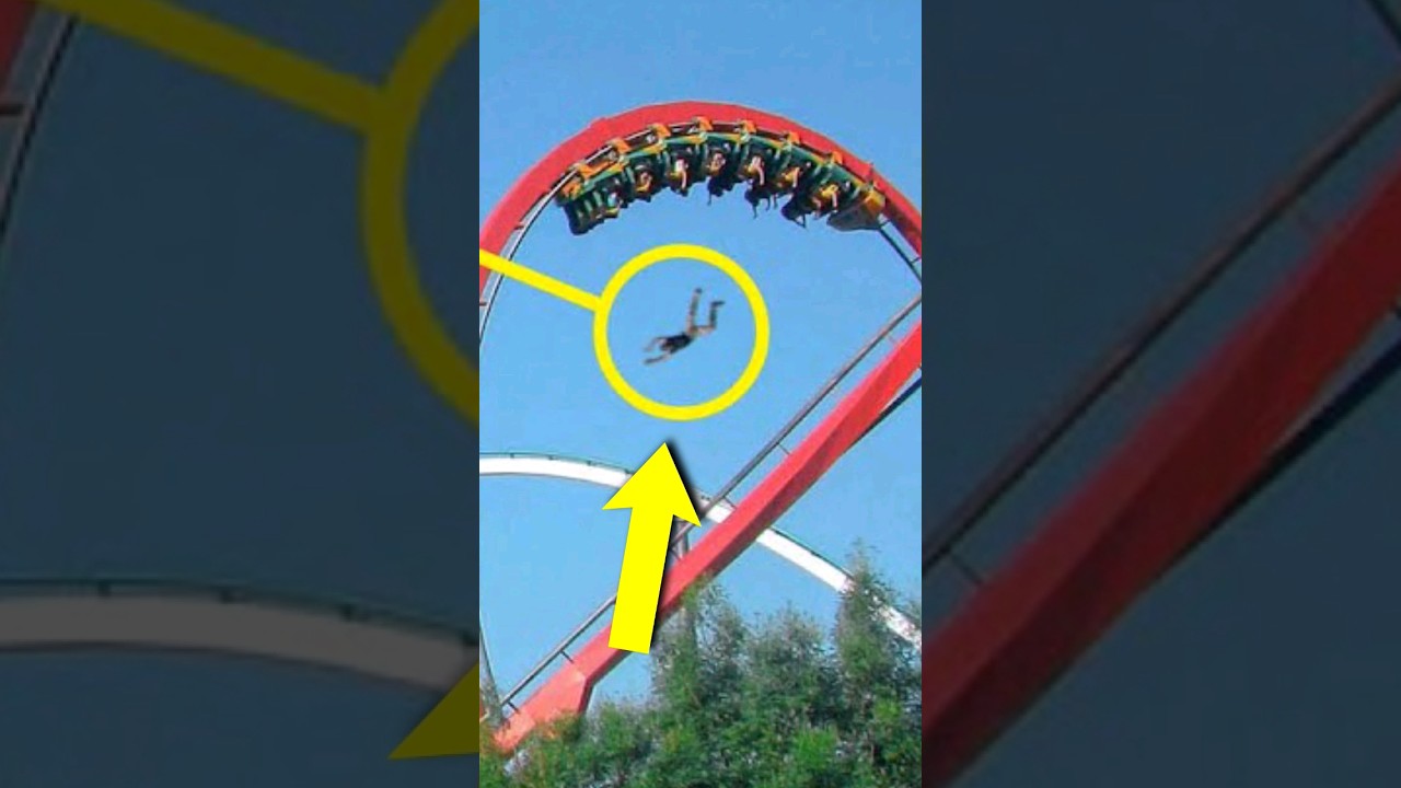 Mand Faldt Ud Af Rutsjebane! 😱