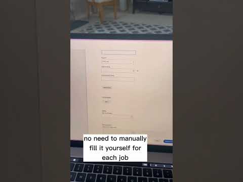 Automatically fill in job applications, no more copy pasting!