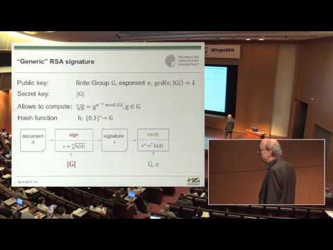 Johannes A. Buchmann - Post-Quantum Cryptography – an overview