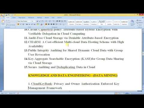ieee Projects Title List