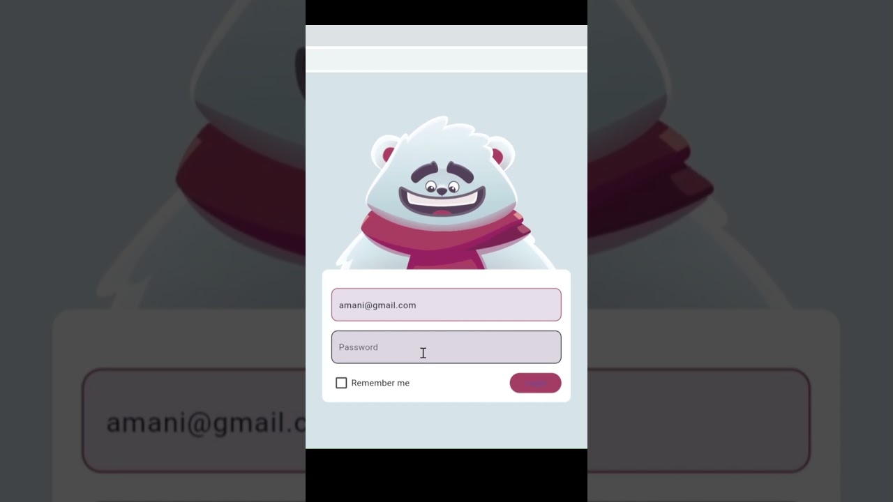 Animated Login Screen in Flutter 🎨