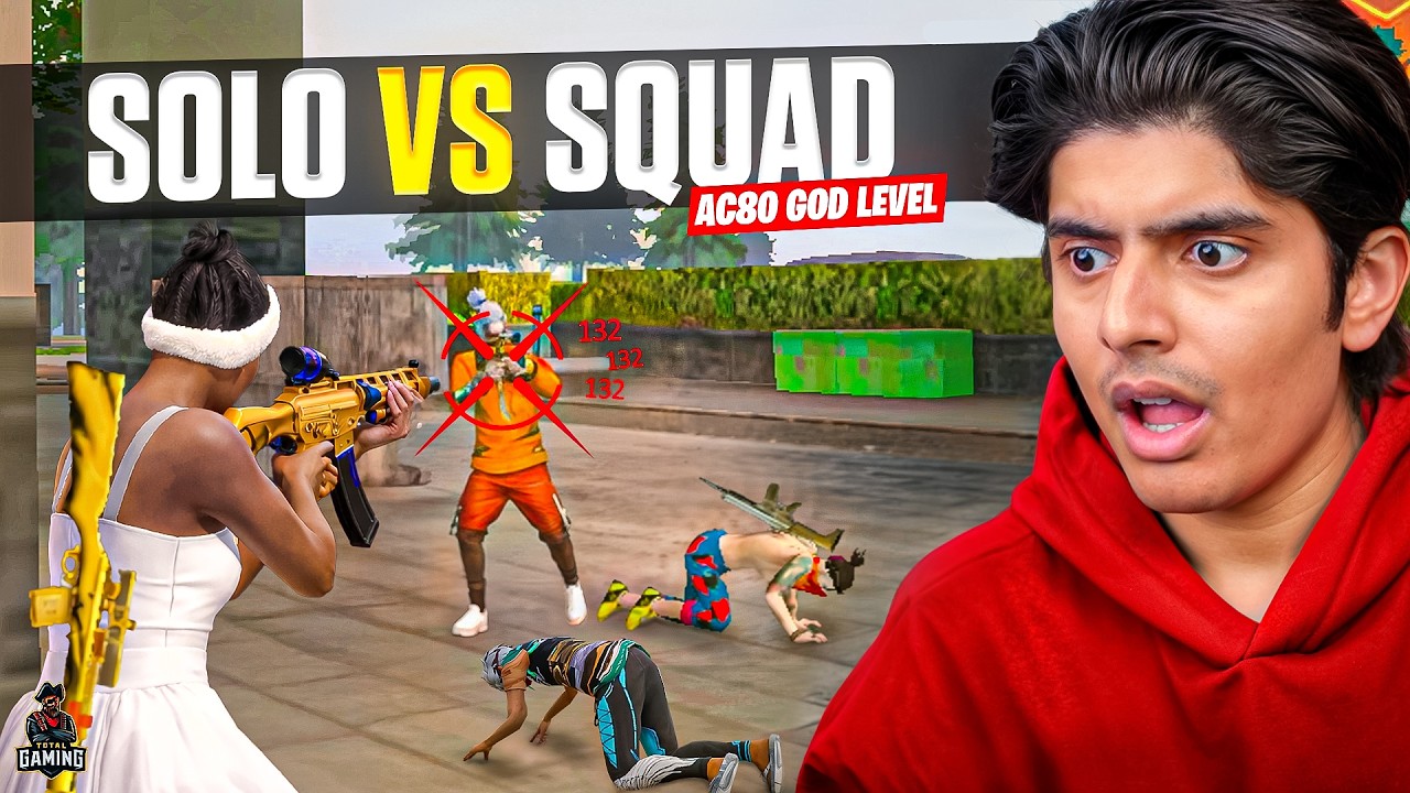 Free Fire: Solo vs Squad AC80 Comeback 🔥
