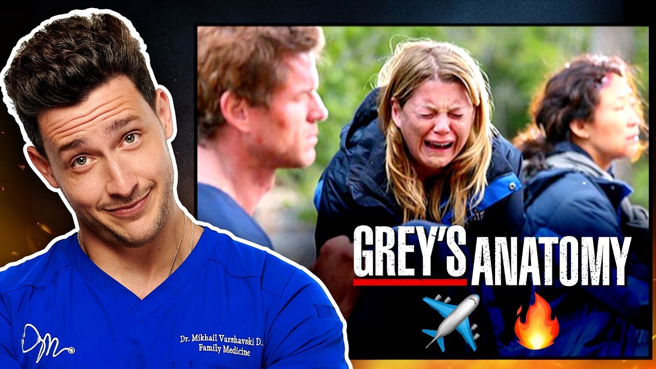 Doctor Reacts to Grey’s Anatomy Plane Crash ✈️