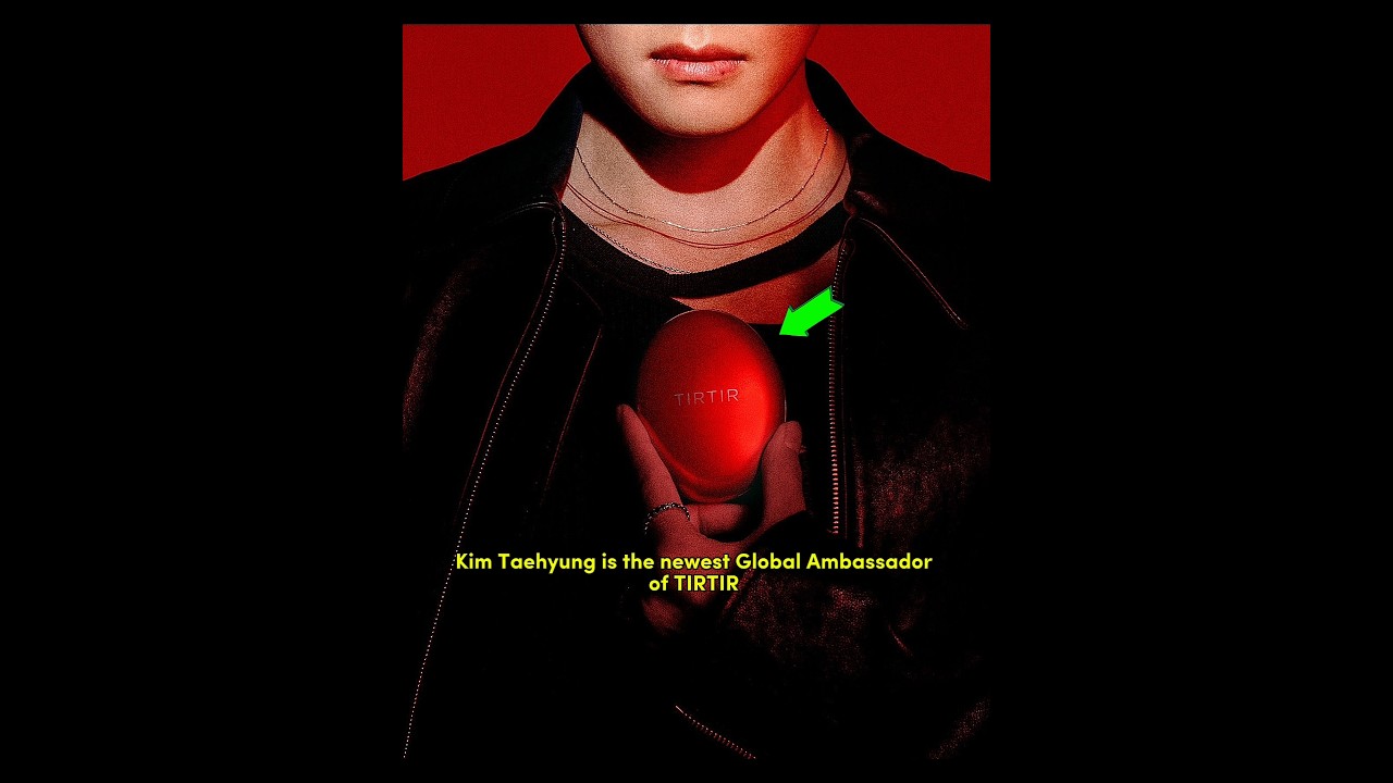 Taehyung Named New Global Ambassador for TIRTIR 🌟