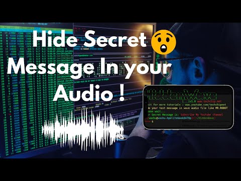 Hide Your Secret Message In Audio File | Hacking |Pledge | Github | techchip