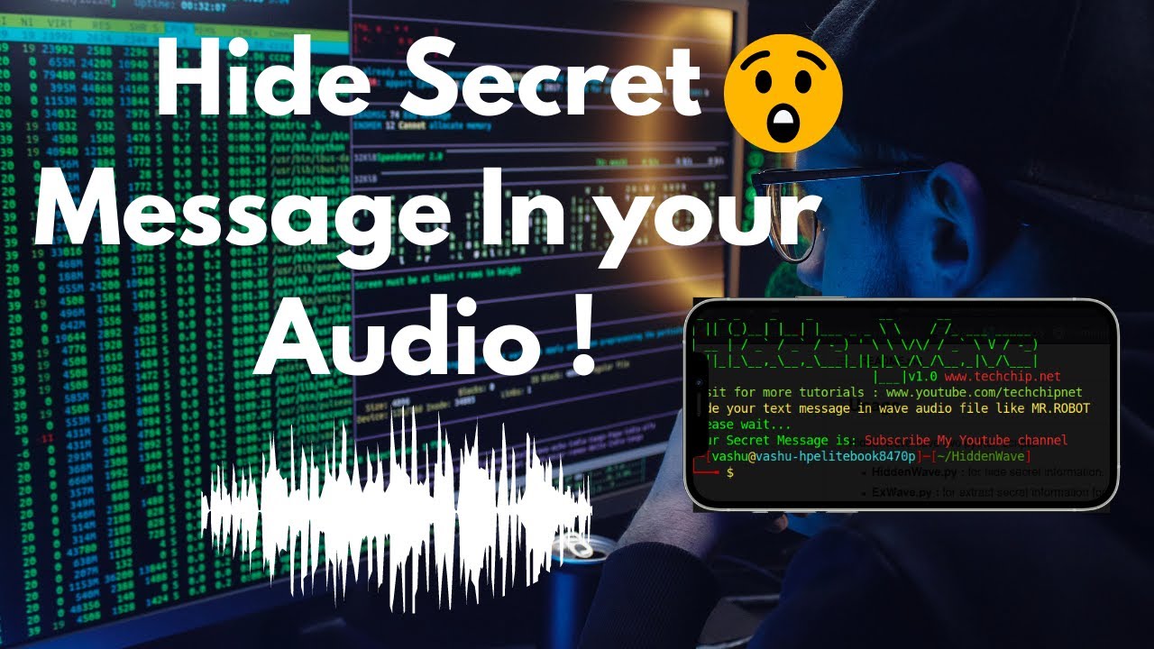 How to Hide Secret Messages in Audio Files for Stealth Communication π