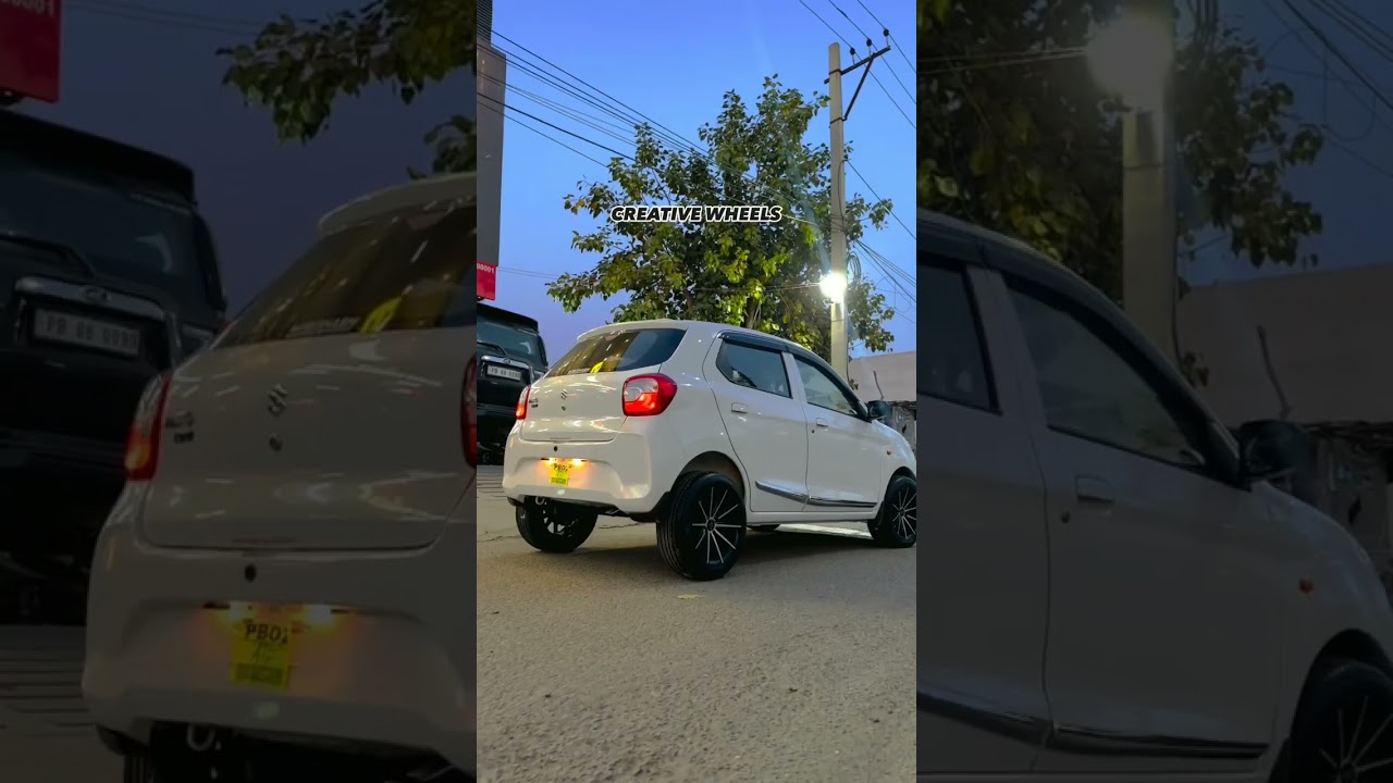 Modified Alto K10 with New Alloy Wheels 🚗