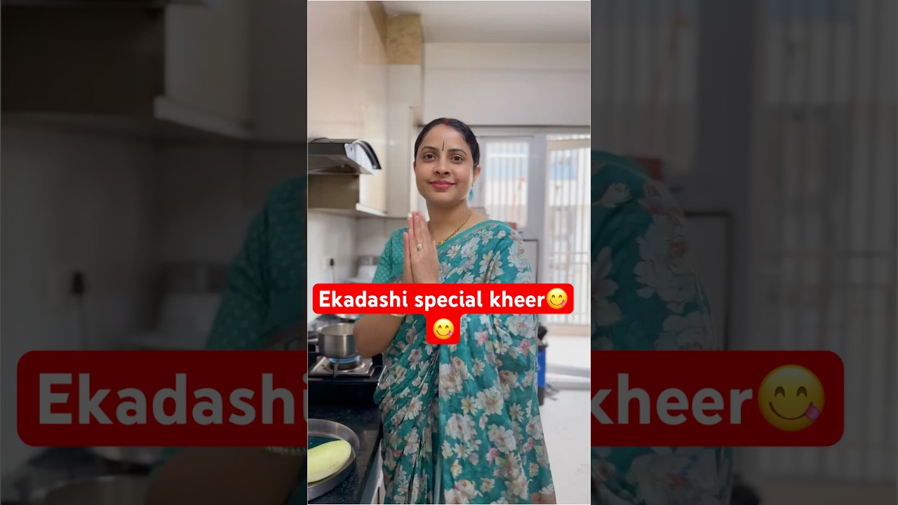 Make Special Ekadashi Kheer at Home 🍚