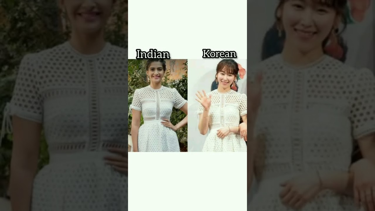 Indian vs Korean Actress in Same Dress! Who Wears It Better? 👗