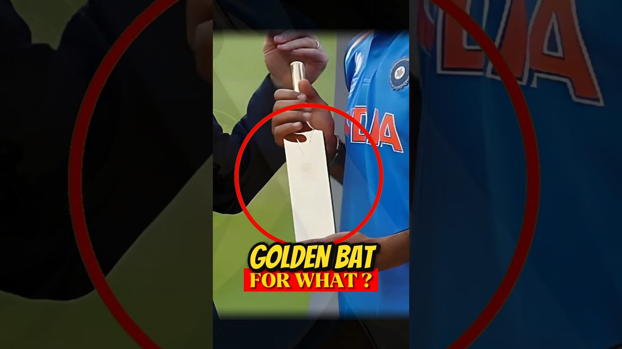 Champions Trophy मे ye Golden Bat Ka Award Kyu Diya Jata hai ? #shorts