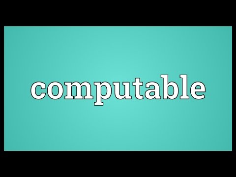 Computable Meaning