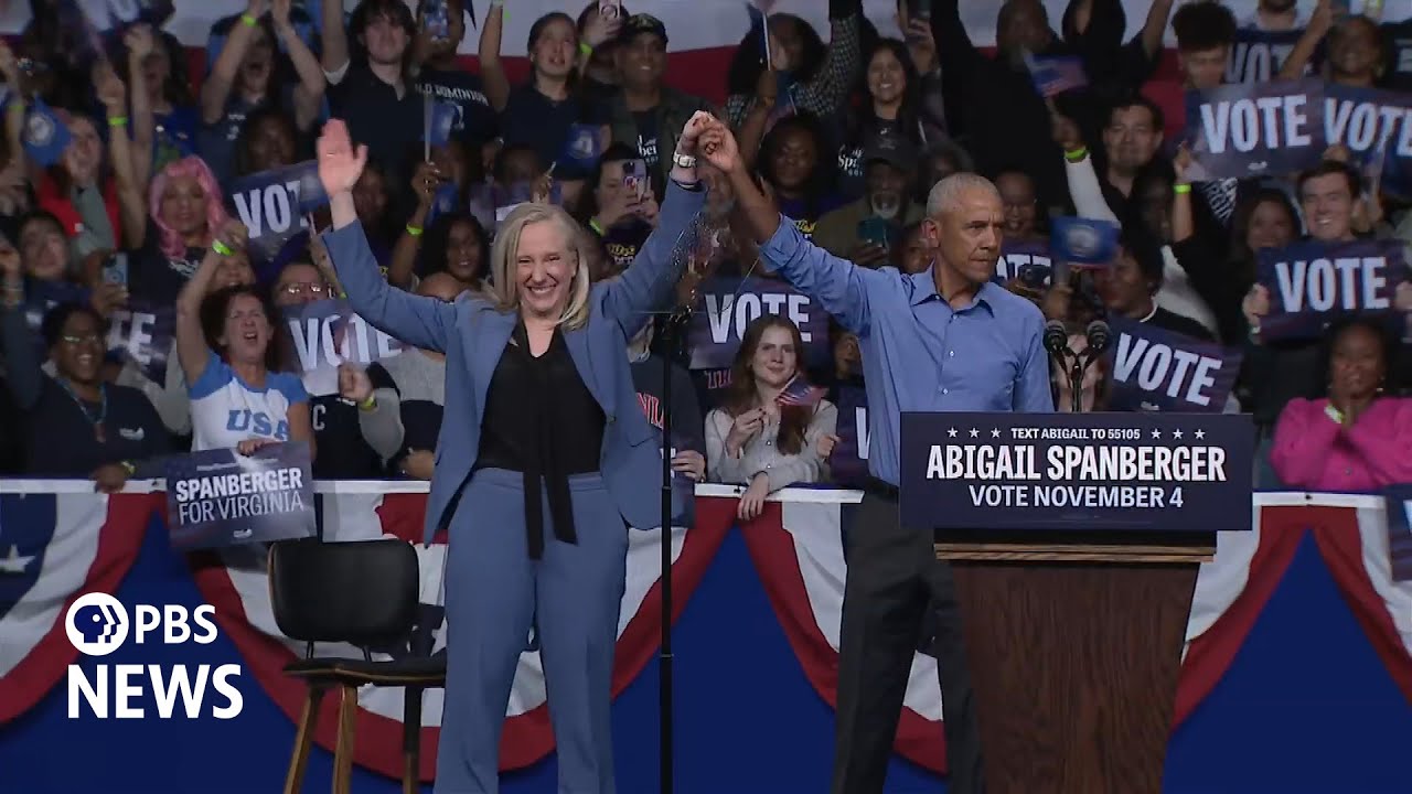 Live Now: Obama Campaigns with Spanberger in Norfolk for Virginia Gubernatorial Race 🇺🇸