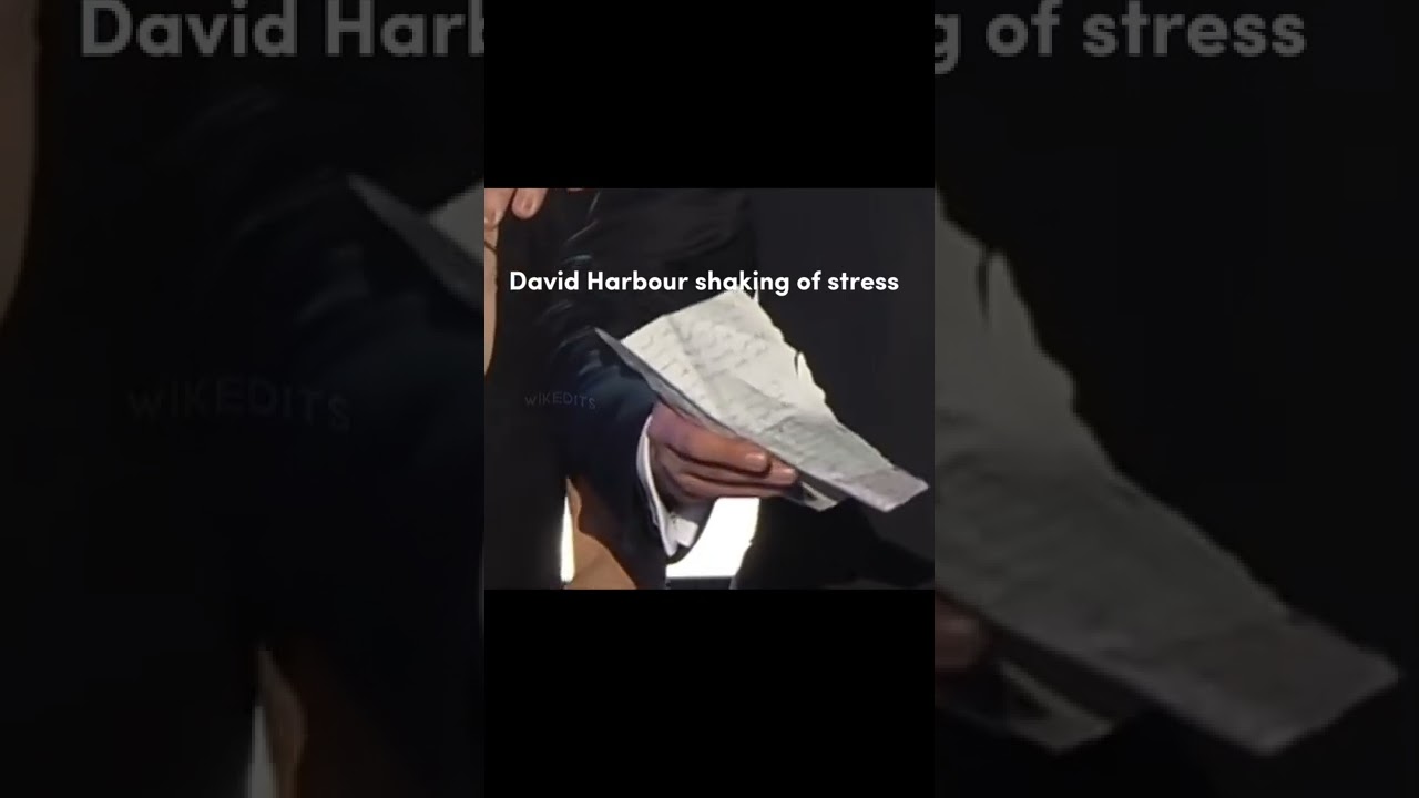 Finn Wolfhard Climbing Up David Harbour | Stranger Things