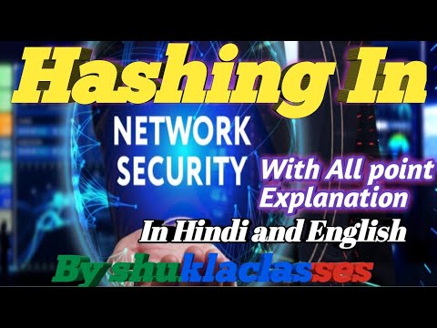 Hashing ||In Hindi and English || Network security || for Exam preparation , Definition||#Shortvideo