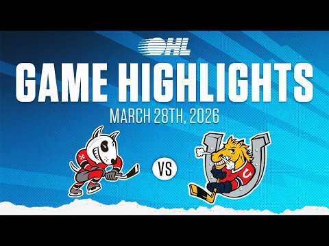 OHL Highlights: Niagara IceDogs vs. Barrie Colts 🏒