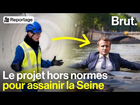 à l'intérieur du chantier titanesque pour rendre la Seine baignable pour les JO