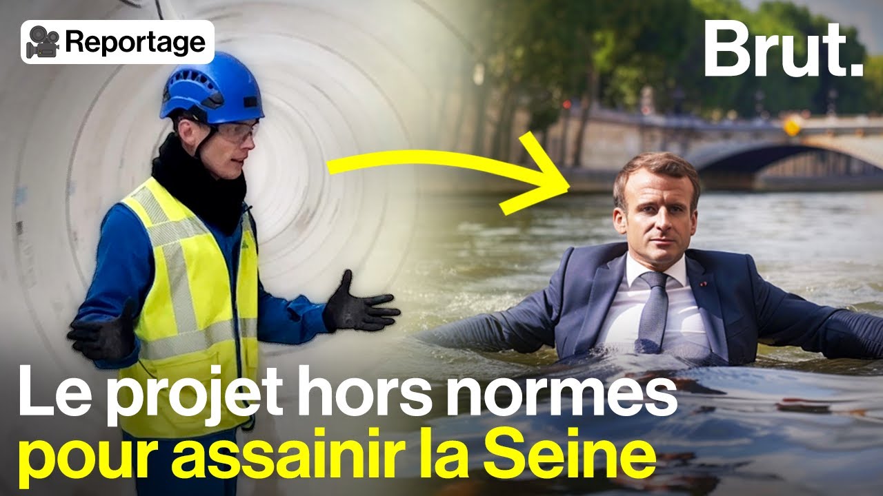 Rendre la Seine baignable pour les JO : le projet titanesque en action 🚧
