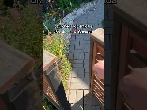 Diferença de chegar em casa no Brasil e no Canadá #brasil #saopaulo #canada #brasileirosnocanada