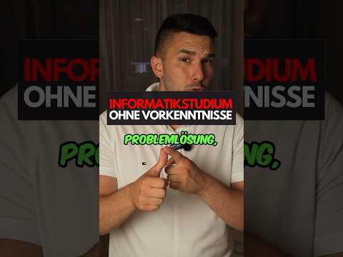 Für dein Informatik Studium brauchst du keine Vorkenntnisse!!! #informatik #studium #studieren