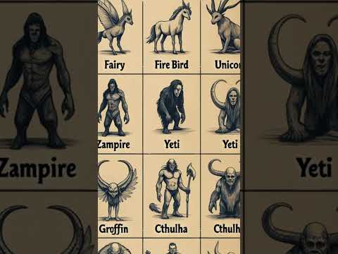 part - 1 🌎 world Mythical Creature 💀 | #shorts