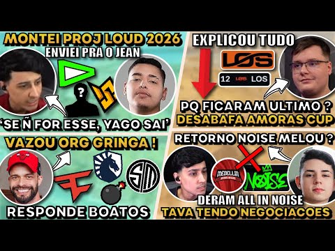 BAK MONTOU PROJ LOUD 2026! VAZOU ORG GRINGA PATRON! LIPAO ESCLARECE AMORASCUP! RETORNO NOISE MELOU?