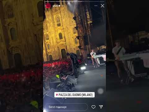 GHALI CANTA NINNA NANNA IN LIVE INSIEME AI SUOI FAN AL CONCERTO L❤️🔥VE MI DEL 28 GIUGNO SERA!!🔥🎤