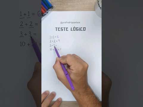 😱 Teste sua Lógica com este Exercício Desafiador de Raciocínio Lógico #matemática #viral #shorts