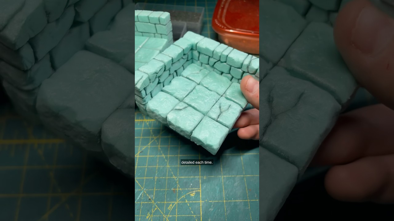 DIY Foam Dungeon Tiles 🏰