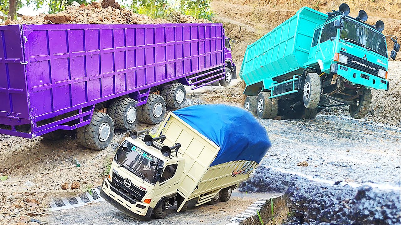 Truk Hino 500 Gagal Oleng di Tikungan Maut 🚚