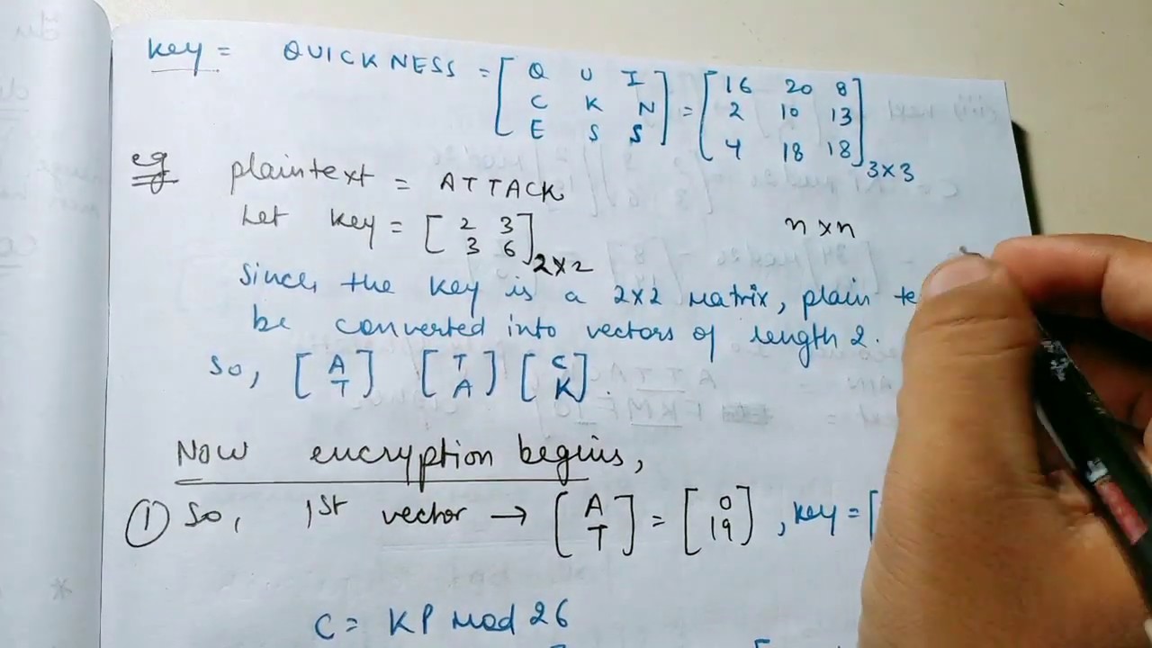 Master Hill Cipher Encryption & Decryption with Numerical Methods π