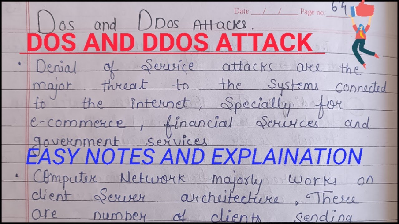 Dos and Ddos Attack | Denial of Service Attack | Lecture 35