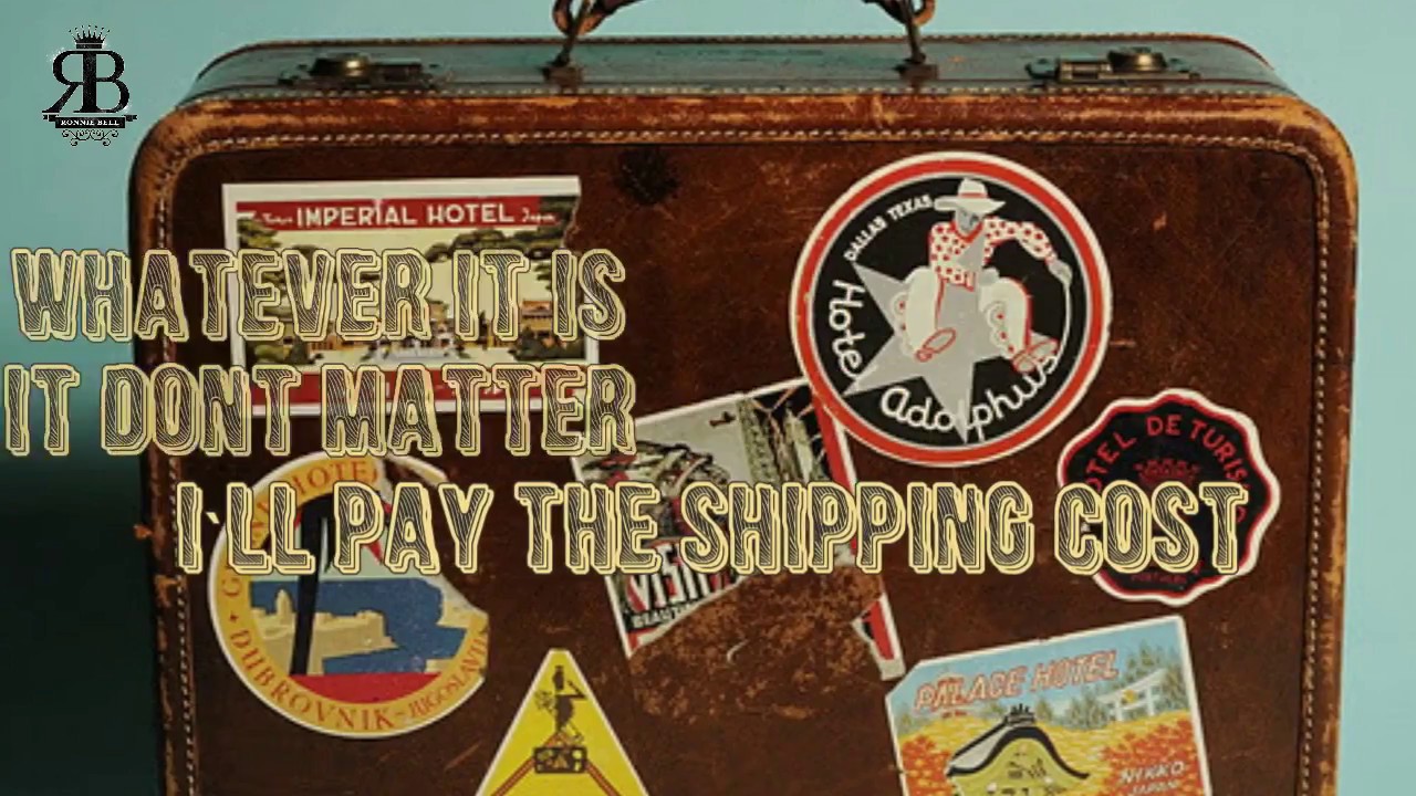 Ronnie Bell- I'll Pay the Shipping Cost (Lyric Video)