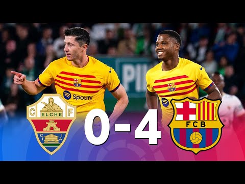 Elche vs Barcelona [0-4[, La Liga, 2023 - MATCH REVIEW