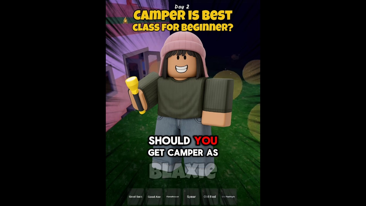 Is Camper the Best Beginner Class in 99 Nights? 🏕️