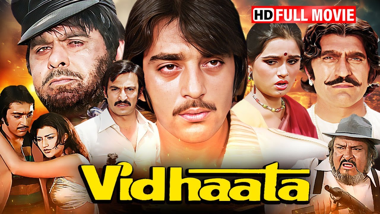 Watch Vidhaata (1982) Full Movie 🎬 | Sanjay Dutt, Dilip Kumar & Suresh Oberoi in Action Hindi Film