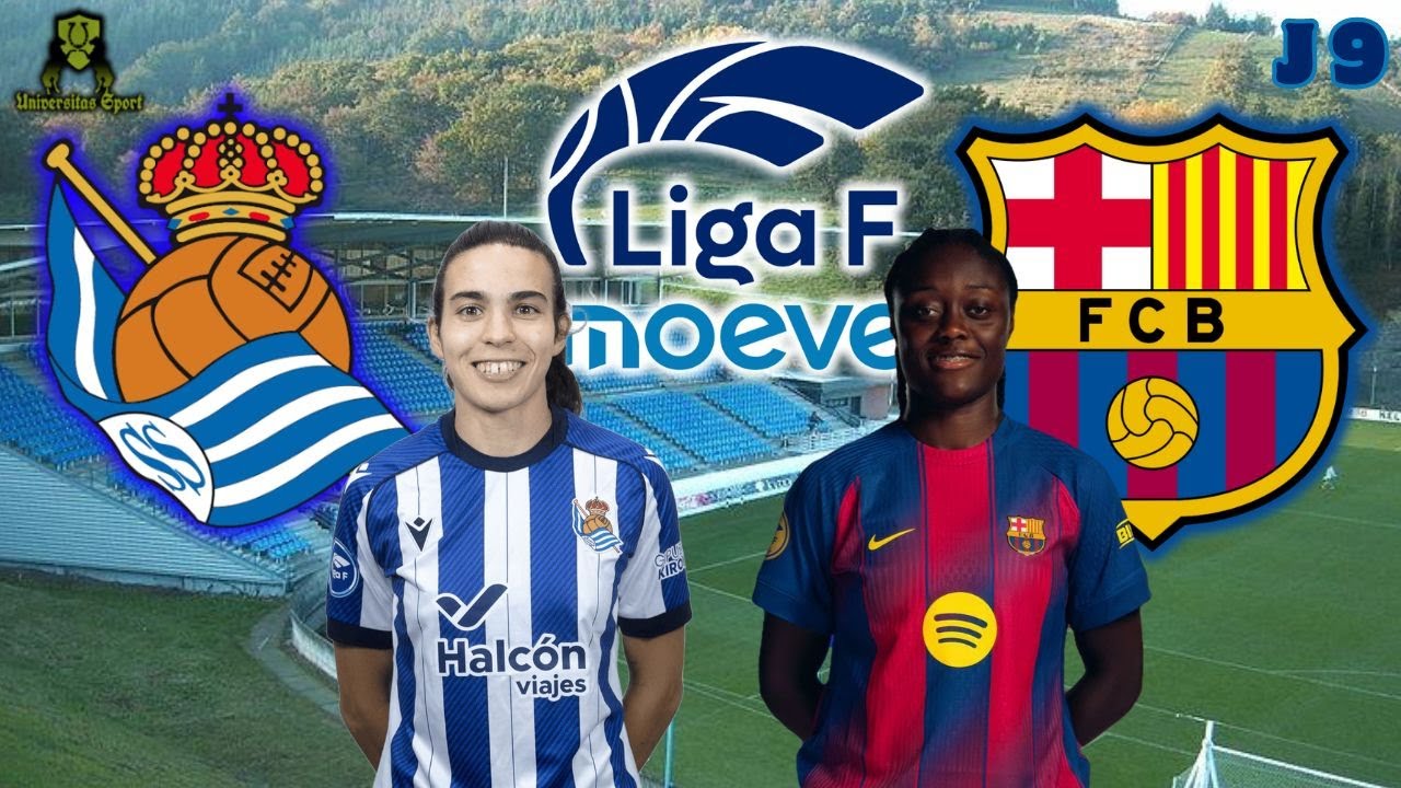 Real Sociedad vs FC Barcelona en Vivo ⚽ Jornada 9 Liga F Moeve 2025/26