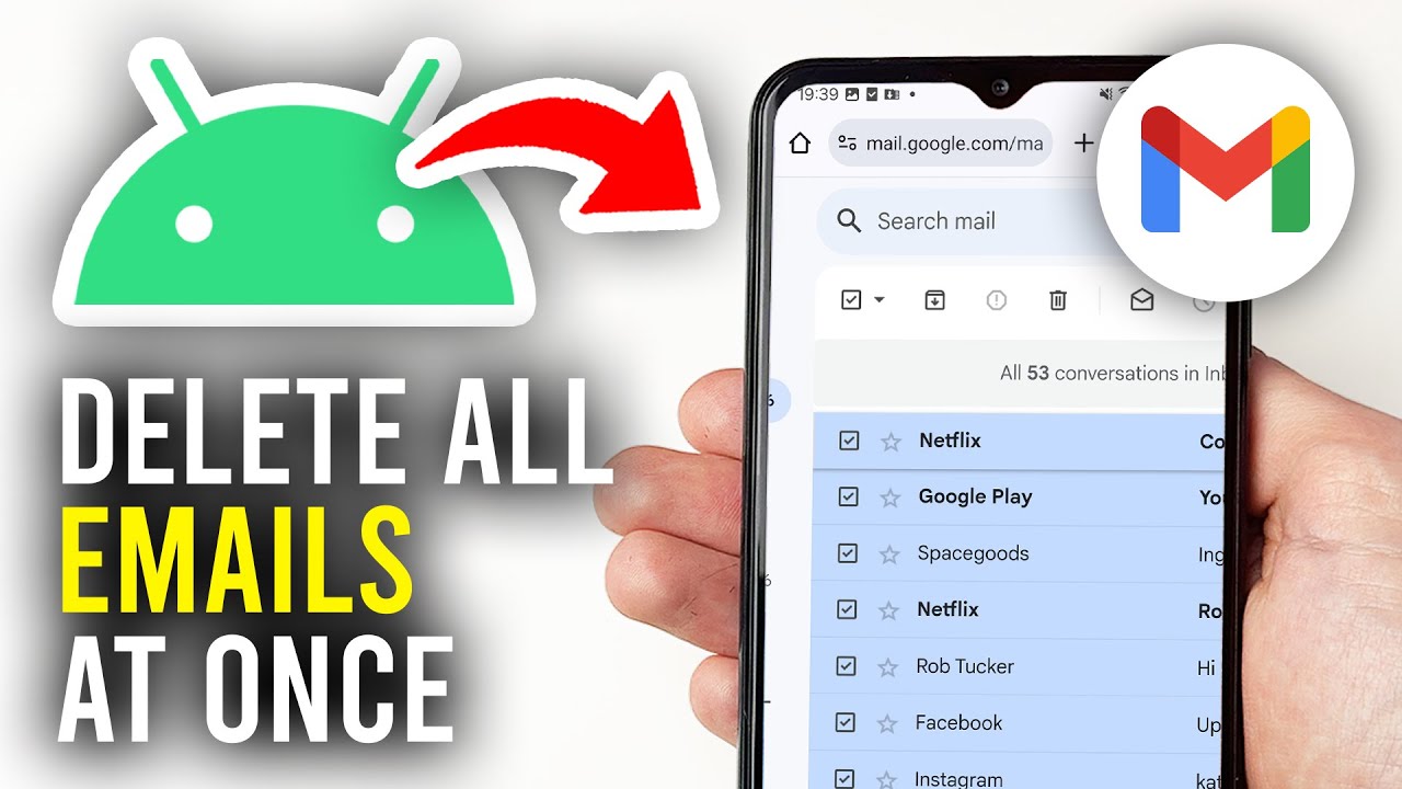 How To Delete All Emails On Gmail At Once On Android - Full Guide