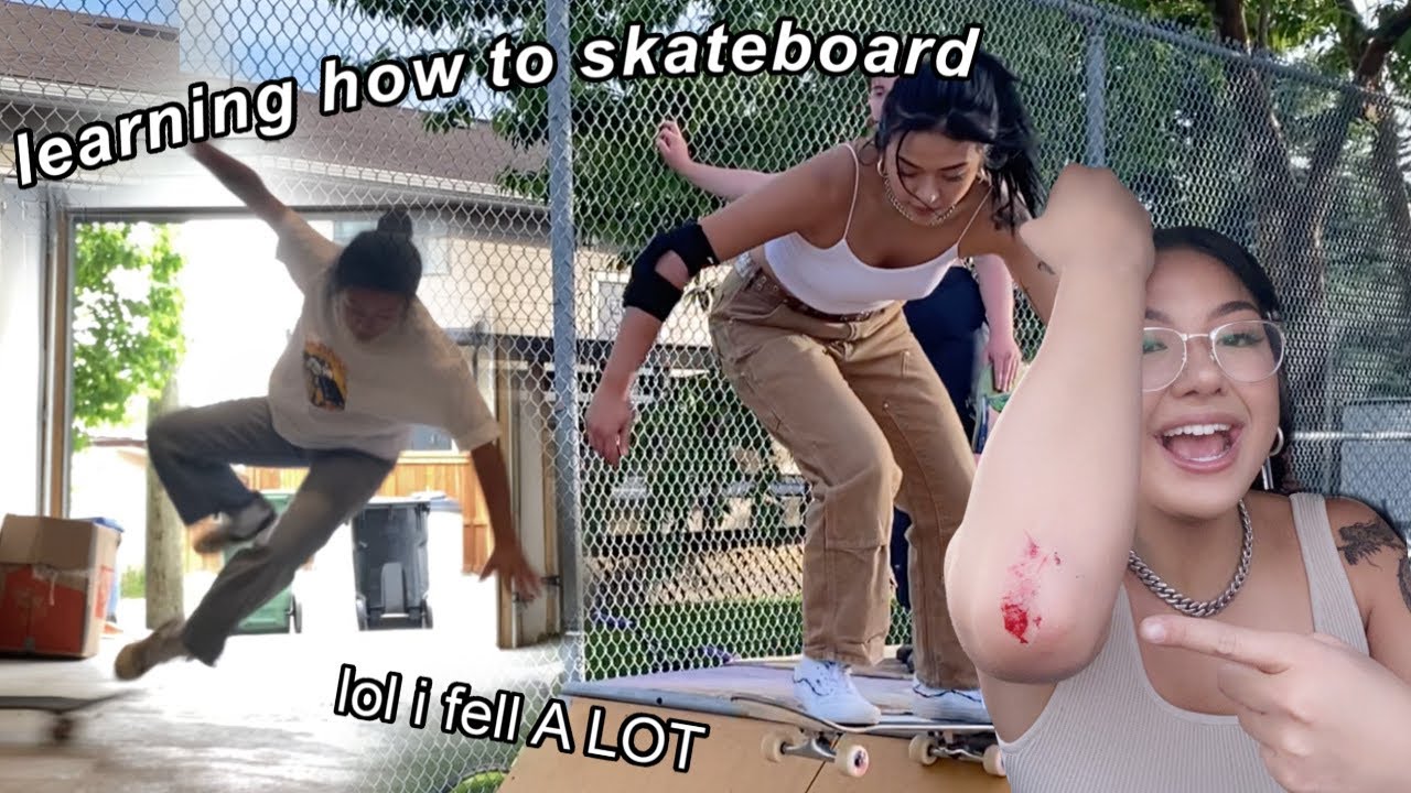 Girl Skateboarding Progress in 2 Weeks ๐น