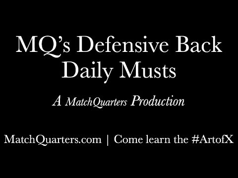 Defensive Back Daily Drills: Essential Techniques for DBs | MatchQuarters