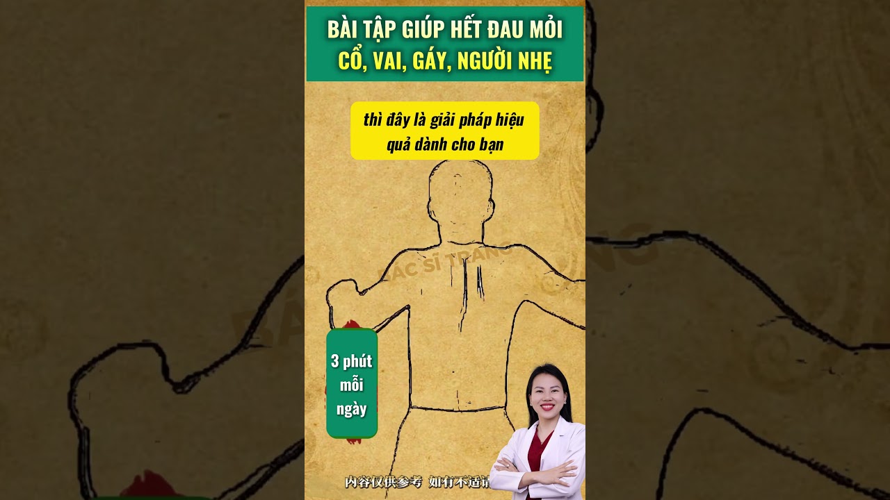 Giảm Đau Cổ Vai Gáy Hiệu Quả Với Bài Tập Đơn Giản 🌟