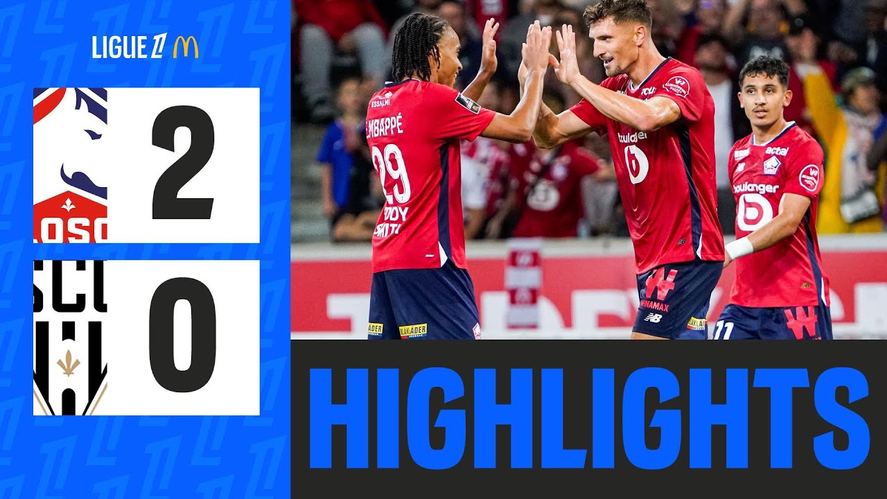 Résumé & Highlights: LOSC vs Angers SCO (2-0) - Ligue 1 Matchday 2 🏟️
