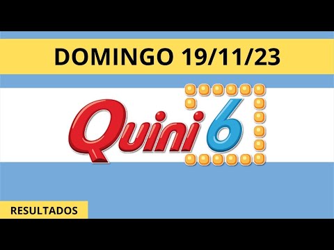 Resultados del sorteo quini 6 del Domingo 19 de Noviembre del 2023