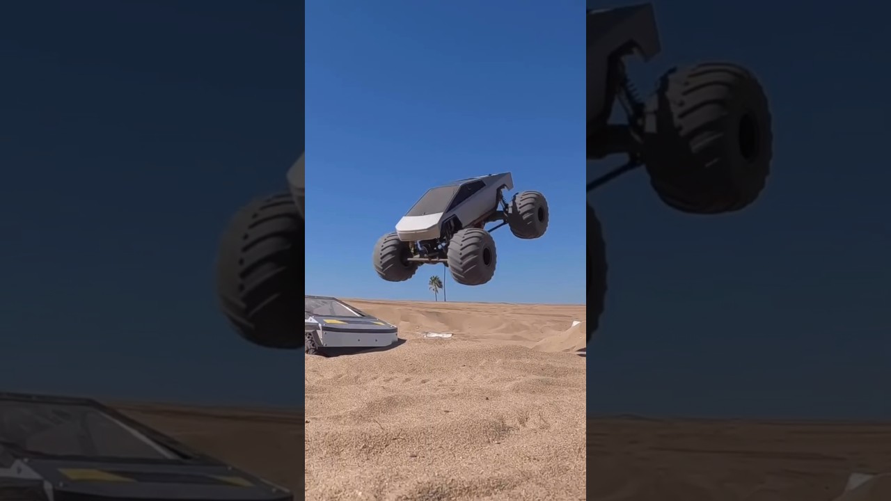 Thar vs Tesla Cybertruck Stunt Show 🚗🔥